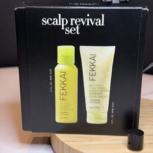 FEKKAI • Scalp Revival Set • Shampoo & Scalp Scrub • 2oz Each •New In Sealed Box